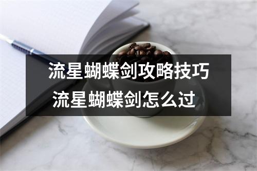 流星蝴蝶剑攻略技巧 流星蝴蝶剑怎么过