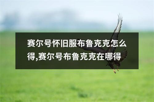 赛尔号怀旧服布鲁克克怎么得,赛尔号布鲁克克在哪得
